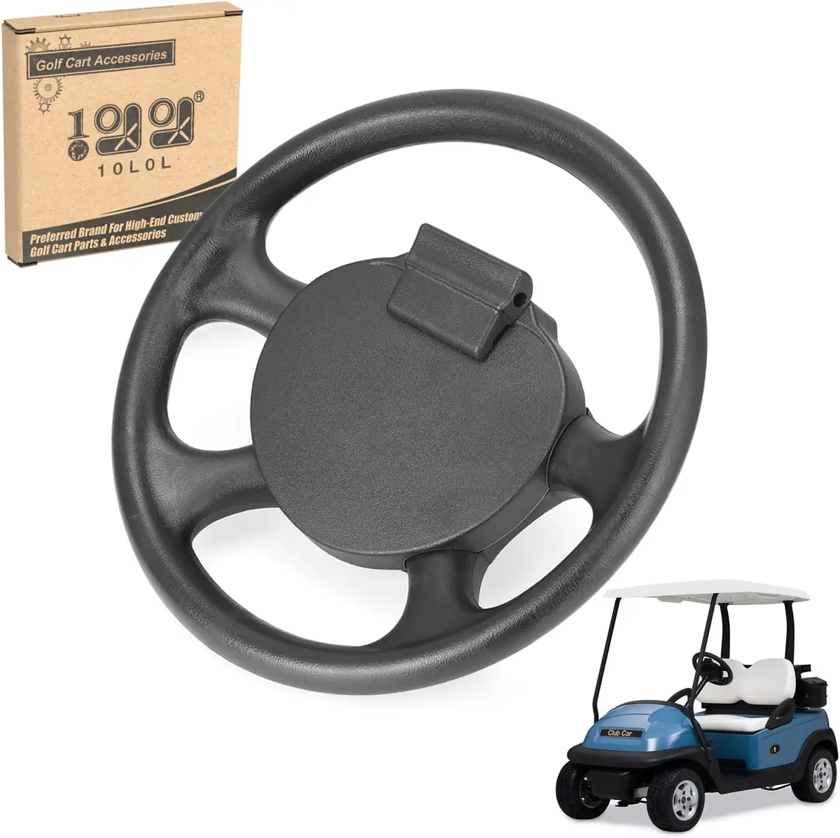 Golf Cart Steering Wheel With Scorecard Holder And Pen Holder For Club Car Precedent - 10L0l 1