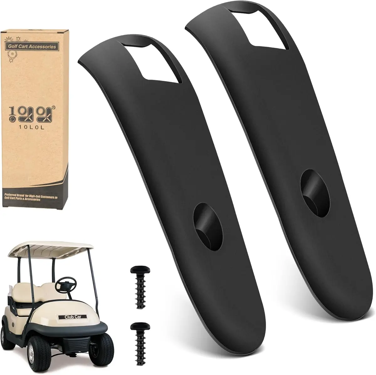 10L0l Front Canopy Support Cover Set For Club Car Precedent (2004+) & Tempo (2018+) 1