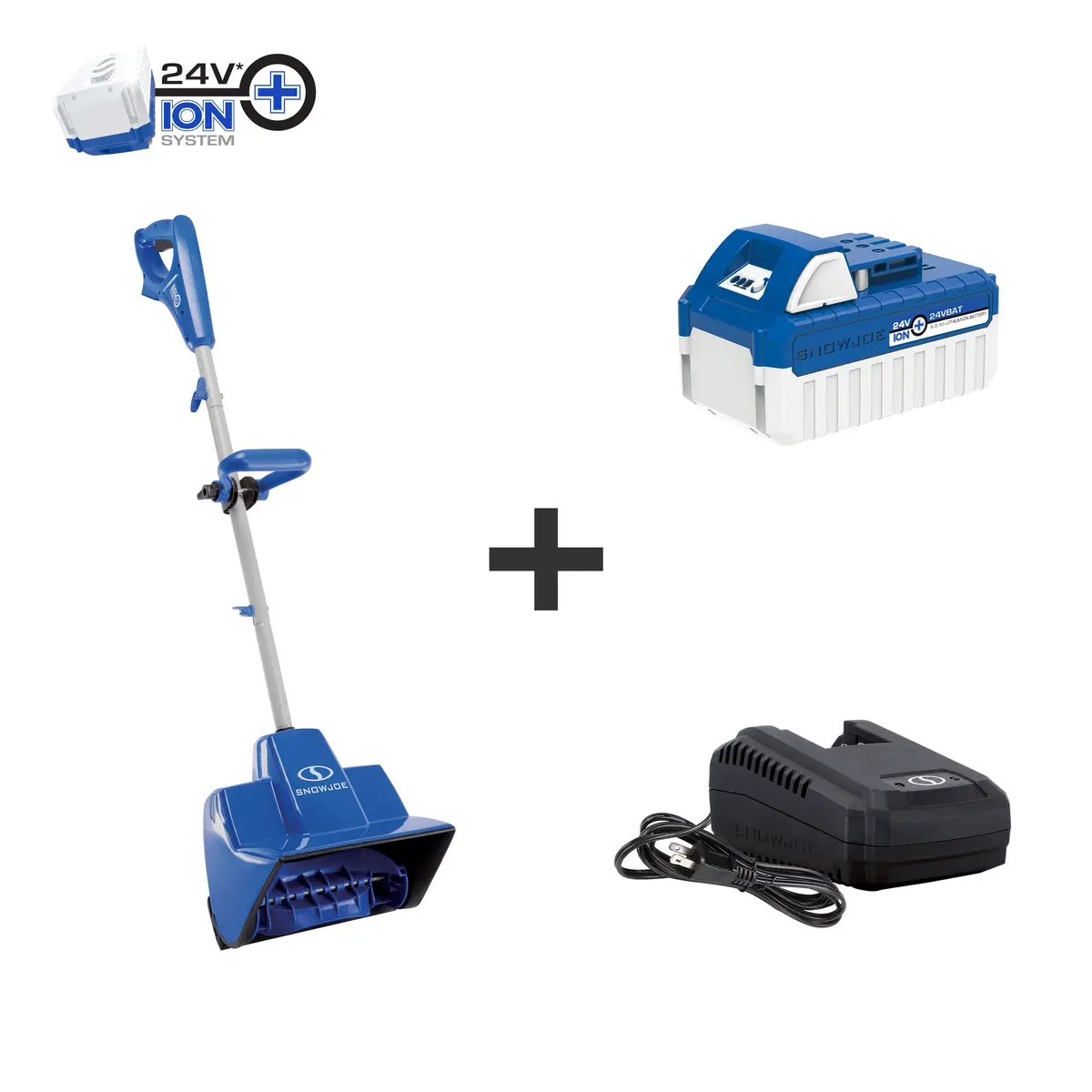 Snow Joe 24V-Ss11 24-Volt* Ionmax Cordless Snow Shovel Kit | 11-Inch | W/ 4.0-Ah Battery And Charger 1