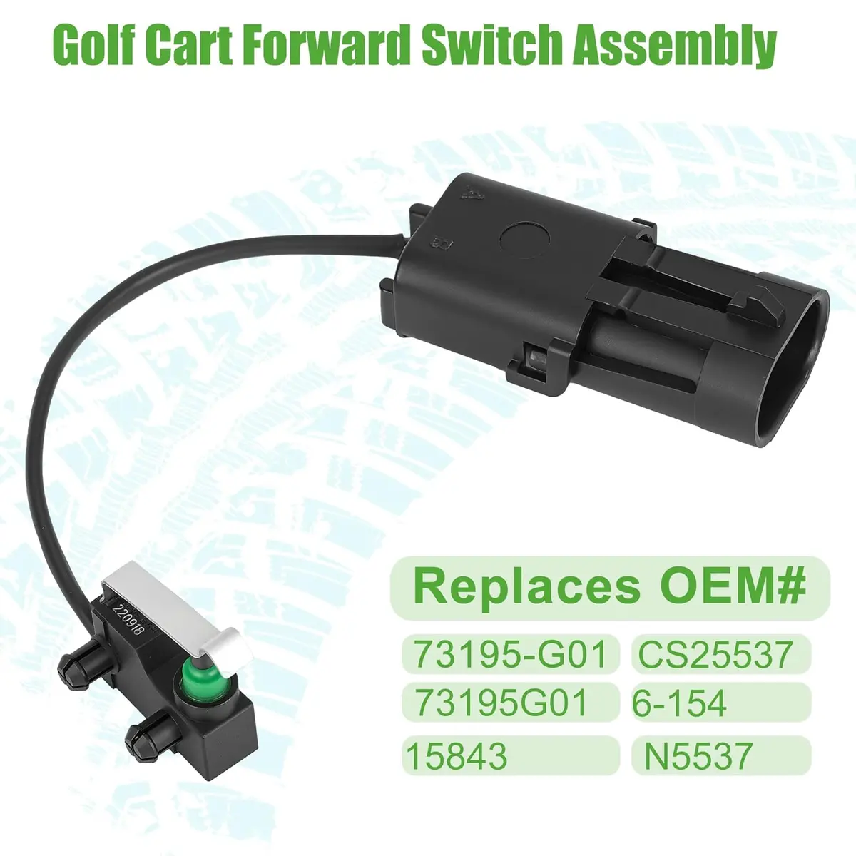 10L0l Golf Cart Dcs Reverse Micro Switch Assembly For 1996-2002 Ezgo Dcs Electric 2