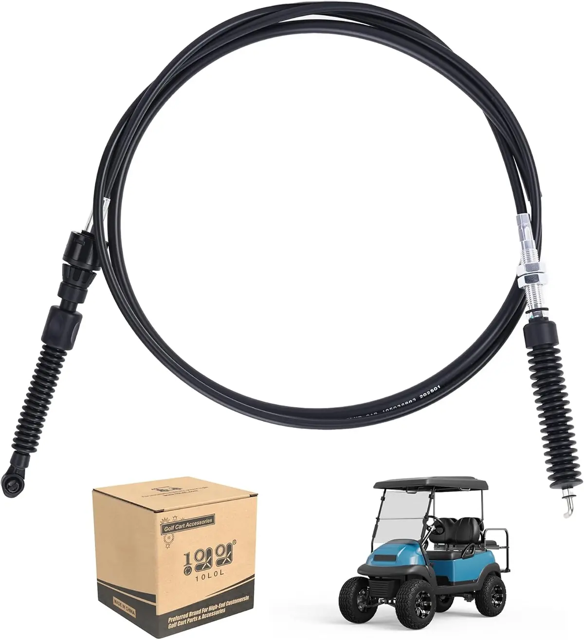10L0l Golf Cart Transmission Shift Cable For Club Car Precedent (4/6-Seat) - Oem# 105038803 Replacement 1