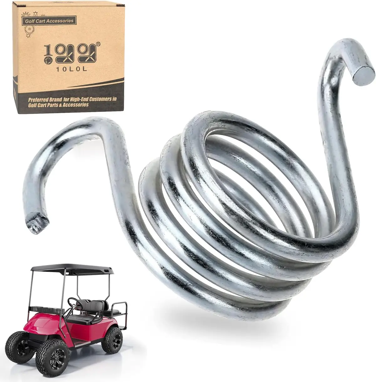 Golf Cart Brake Pedal Torsion Return Spring For Ezgo Txt 1994-Up Gas/Electric - 10L0l 1