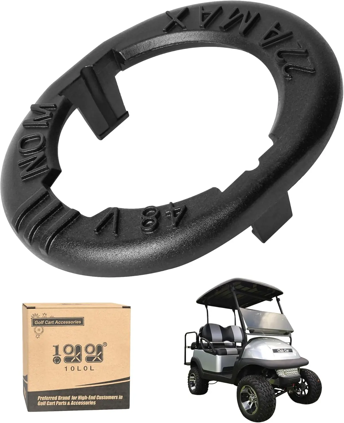 Golf Cart Charging Socket Trim Compatible With Club Car Precedent(2004-2013) - 10L0l 1