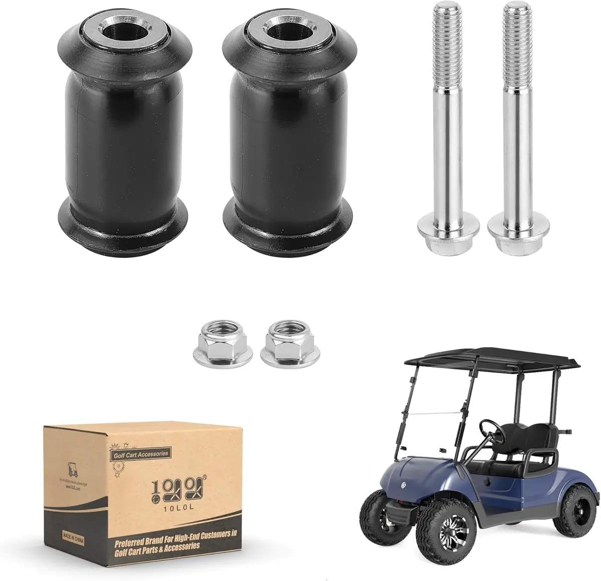 Golf Cart Front Lower Control Arm Bushing Kit For Yamaha G16 G19 G20 G21 Electric Or Gas - 10L0l 1