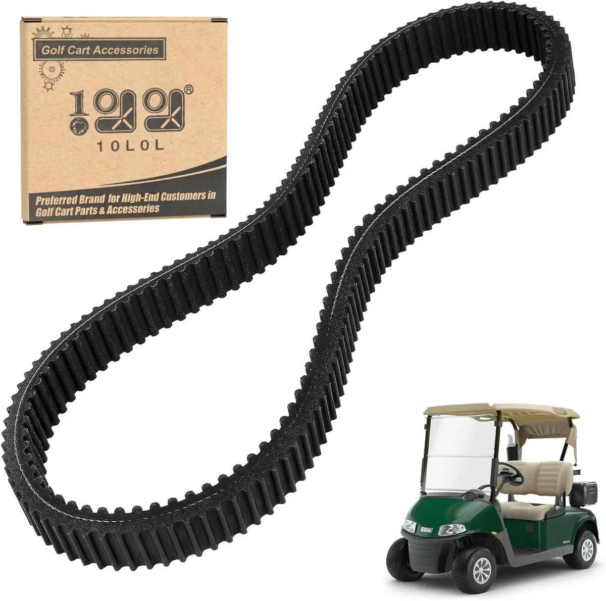 Golf Cart Clutch Drive Belt Kit For Ezgo Txt & Rxv Workhouse St 2008-2011 Gas - 10L0l 1