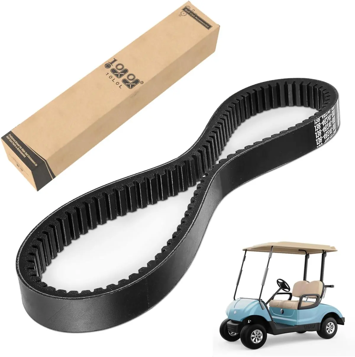 Yamaha Golf Cart Drive Belt - Replaces J55-G6241-00 For G2-G29 Models - 10L0l 1