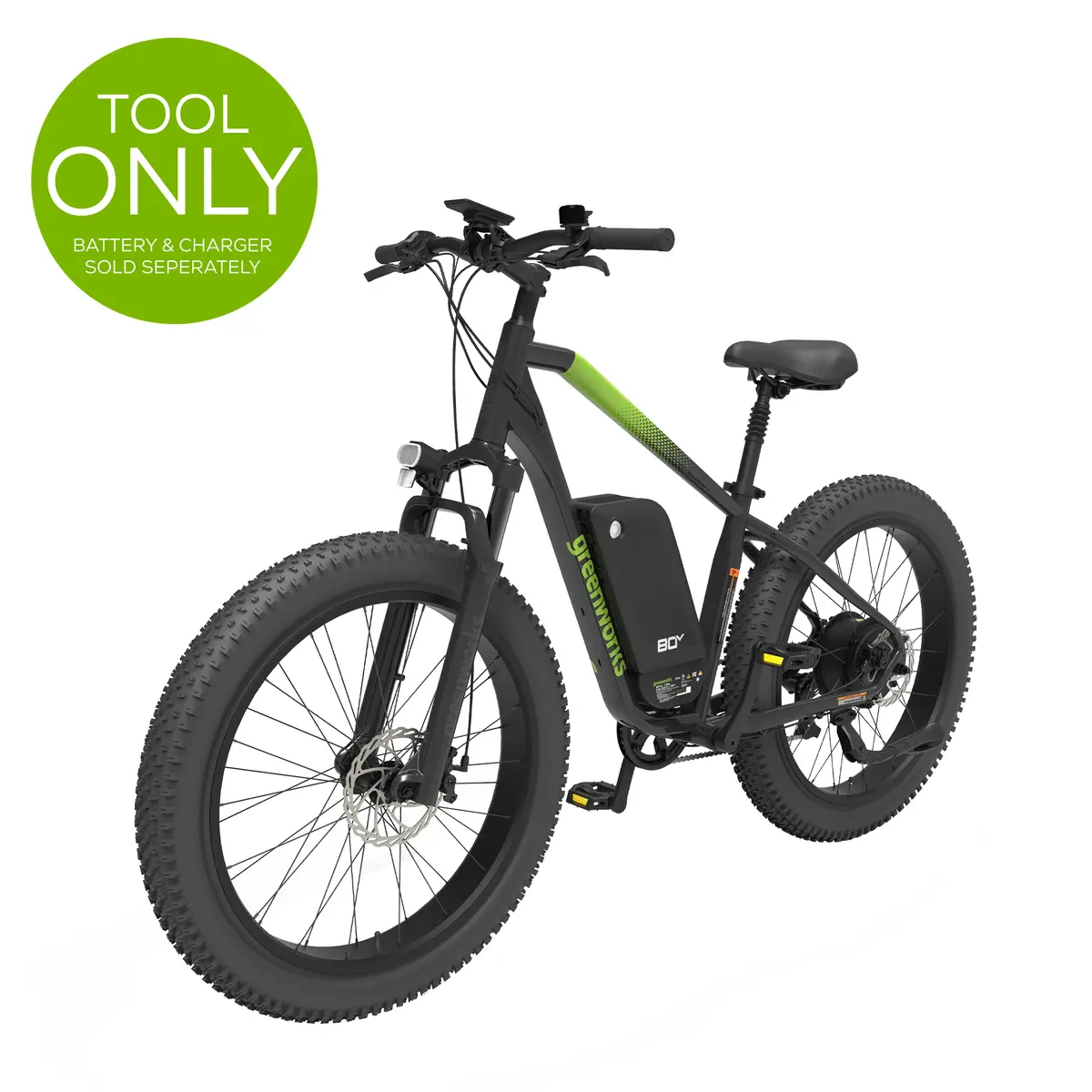80V Venture Series 26” Fat Tire Electric Mountain Bike (Tool Only) 1