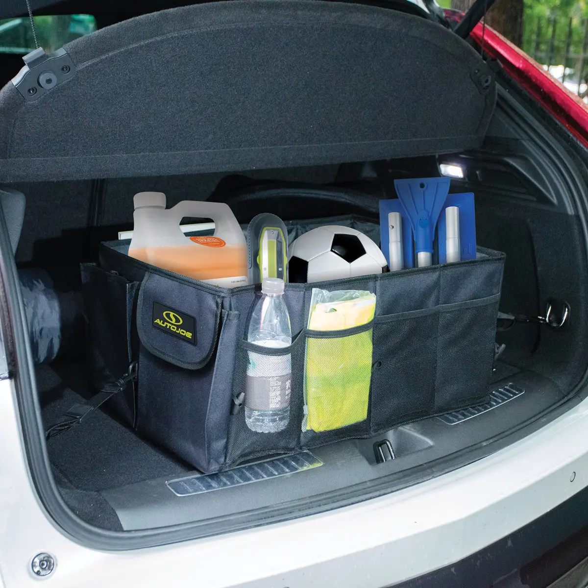 Auto Joe Atj-Ctso-Blk Collapsible Auto Storage Organizer | W/ Anchor Straps And Toggle Fasteners For Hold Security | Adjustable Strap | Rip Resistant 2