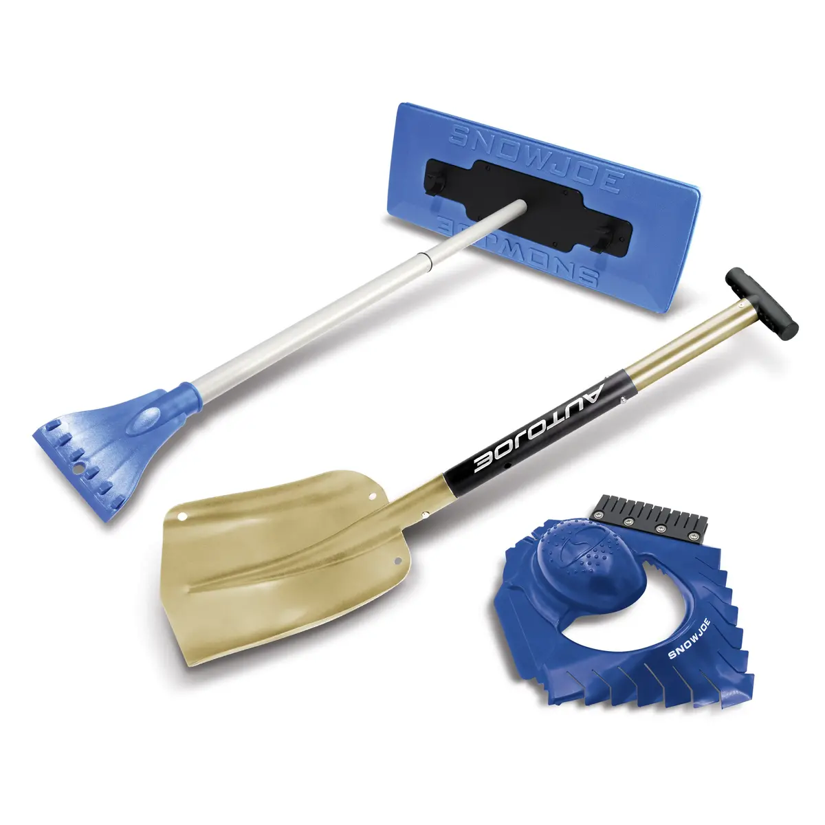 Snow Joe Auto Snow Removal Bundle | Snow Broom + Utility Shovel + Ice Dozer 1