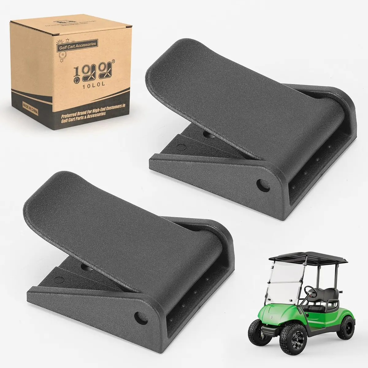 Golf Cart Bag Rack Strap Buckle 2-Pack For Yamaha G16 G19 G22 G29 - 10L0l 1