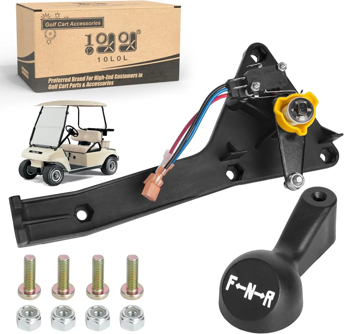 Golf Cart Forward And Reverse Shifter Assembly Kit For Club Car Ds 1992-Up Gas - 10L0l 1
