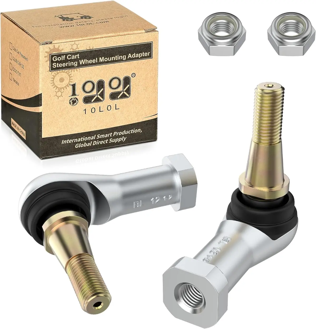 Golf Cart Tie Rod End Kit For Ezgo Txt Electric & Gas Golf Cart 2001-Up - 10L0l 1