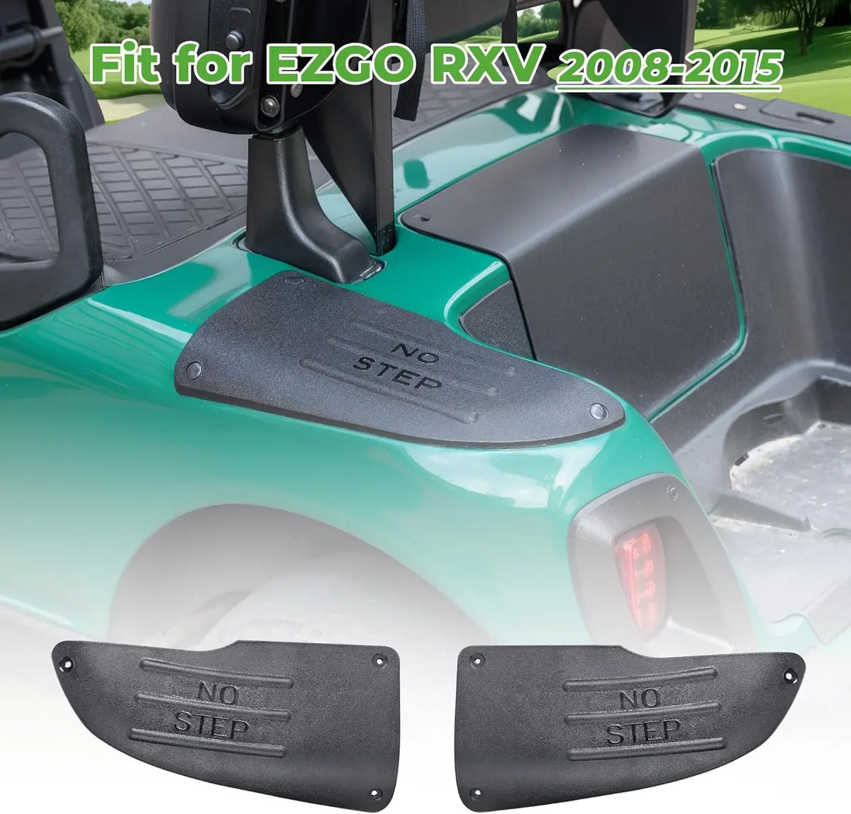 Golf Cart Rear Side Guard Set For Ezgo Rxv - Oem #601864 604865 601865 Replacement - 10L0l 2