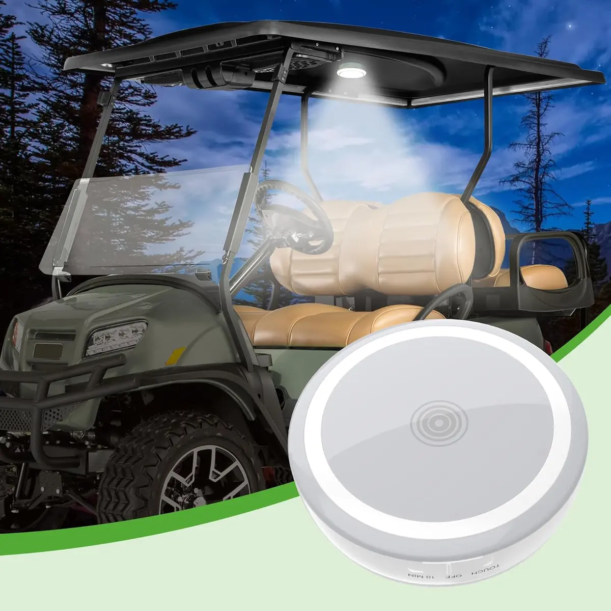 Universal Golf Cart Dome Light Usb Powered - 10L0l 1