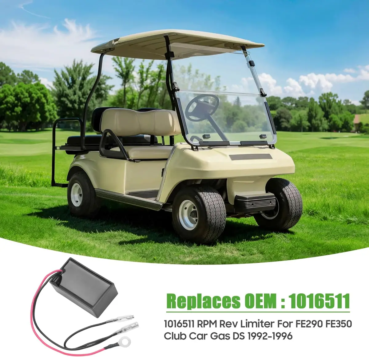 Golf Cart Rpm Rev Limiter For Fe290 Fe350 Club Car Gas Ds 1992-1996 - 10L0l 2