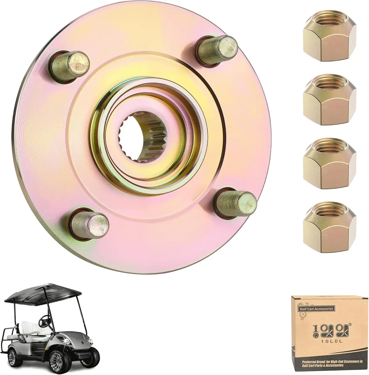 10L0l Golf Cart Rear Wheel Hub For Yamaha G29 Electric Golf Cart 2007-2014 1