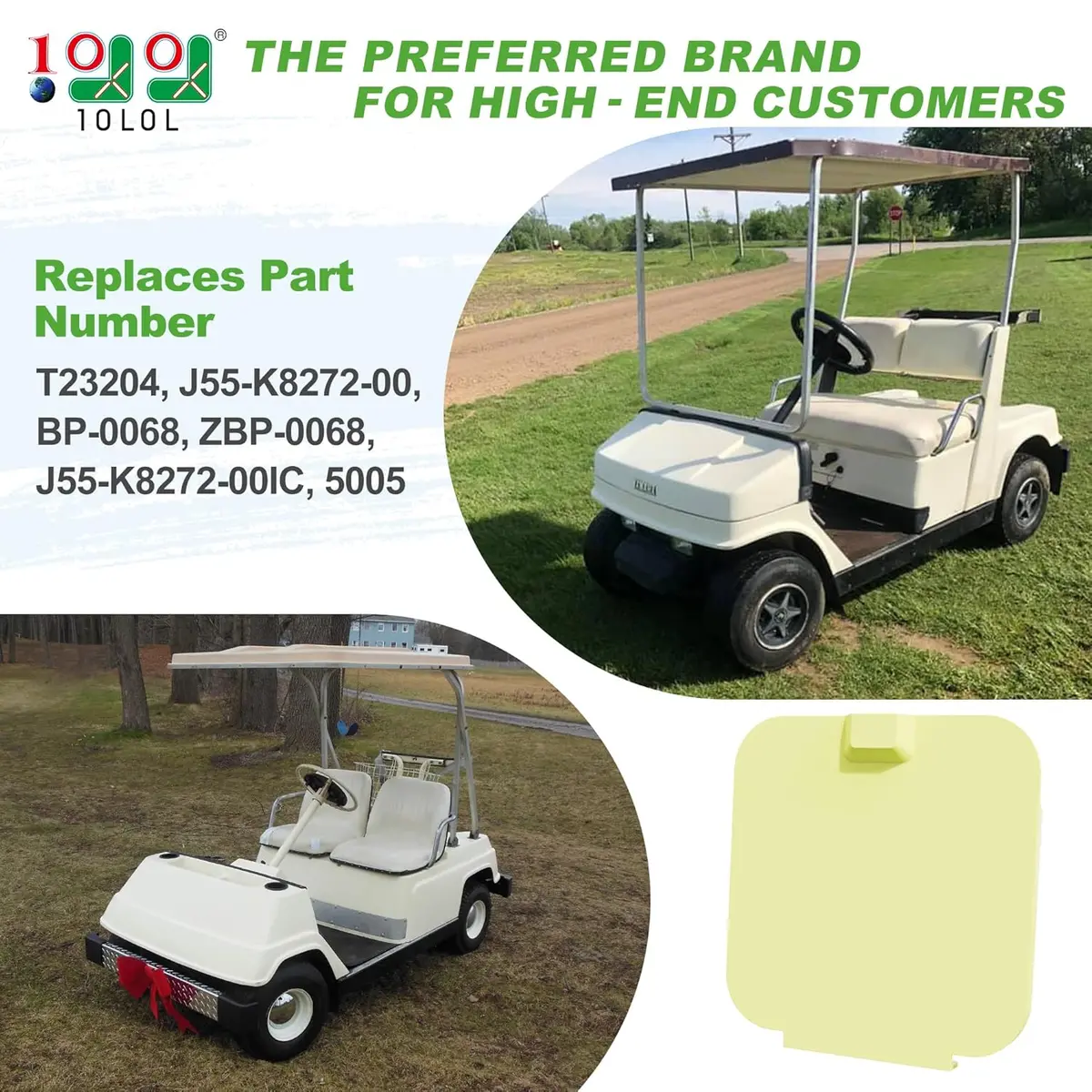10L0l Golf Cart Fuel Inlet Cover For Yamaha G2 & G9 Gas & Electric (1985–1995) 2