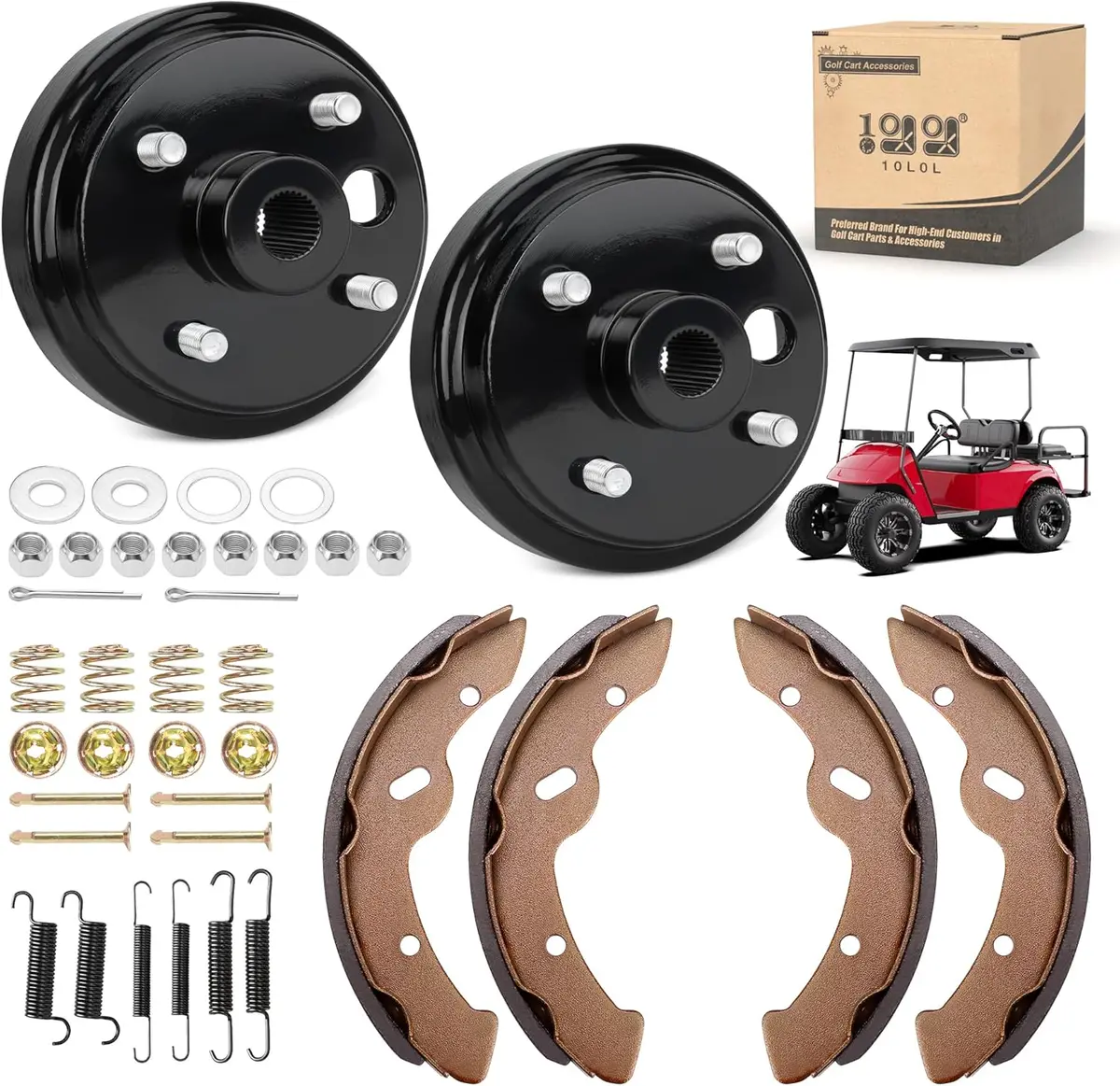 10L0l Golf Cart Brake Maintenance Kit For Ezgo Txt & Columbia 4-Cycle (1997-Up) 1