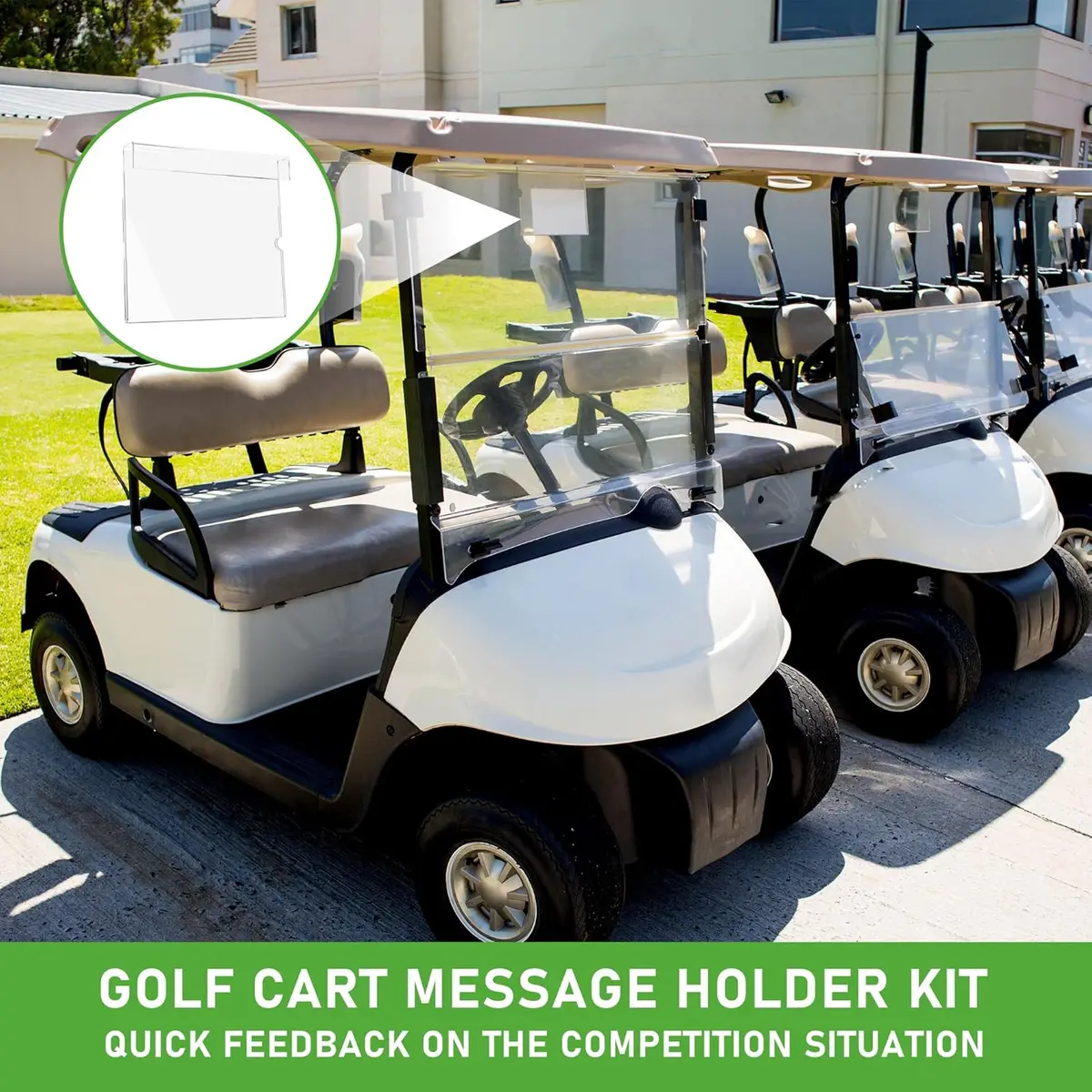 Golf Cart Message Holder Kit For Ezgo Txt Replacement Oem# 75509G01 - 10L0l 2