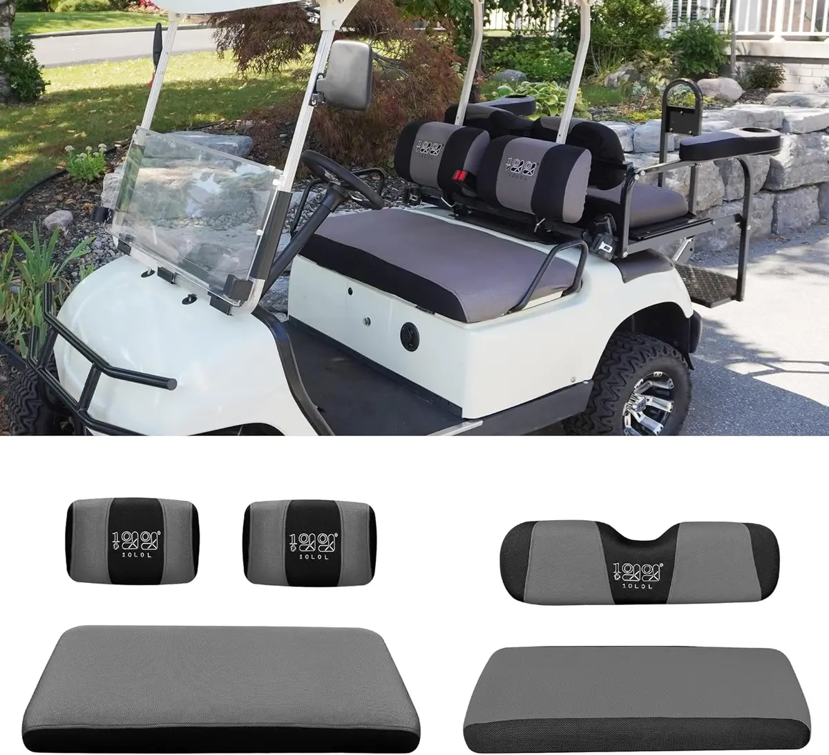 Golf Car Seat Cover Set For Yamaha G2-G22 And Club Car Ds Pre-2000 Tomberlin Emerge - 10L0l 2