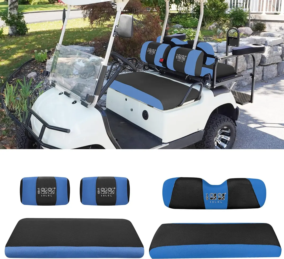 Golf Car Seat Cover Set For Yamaha G2-G22 And Club Car Ds Pre-2000 Tomberlin Emerge - 10L0l 4