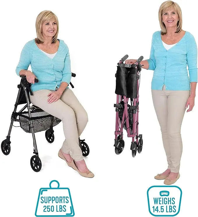Ez Fold N Go Rollator Short 2