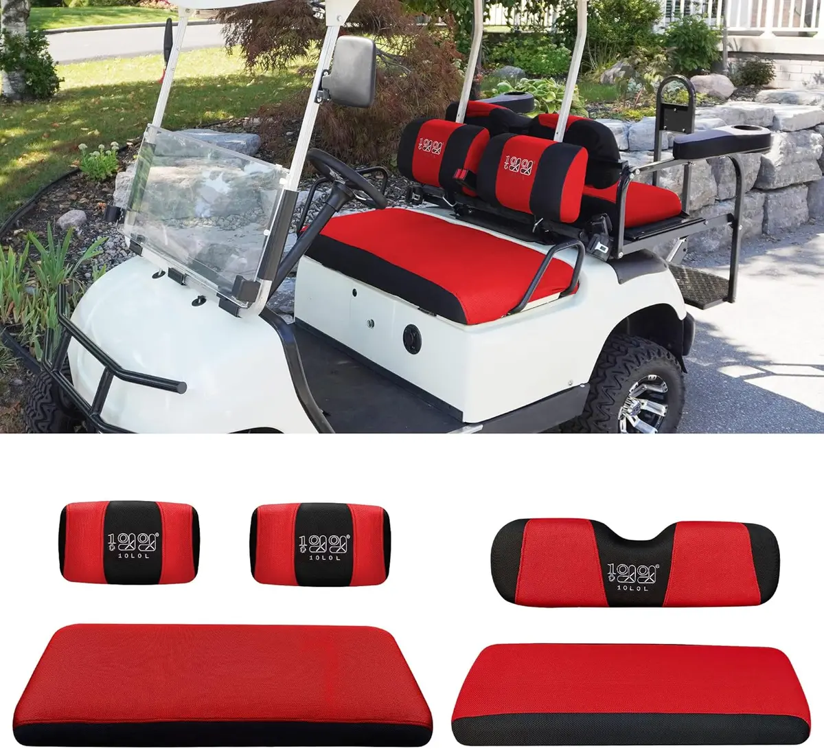 Golf Car Seat Cover Set For Yamaha G2-G22 And Club Car Ds Pre-2000 Tomberlin Emerge - 10L0l 3