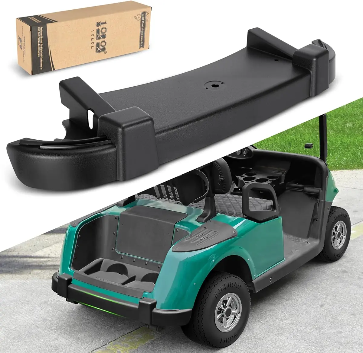 Golf Cart Rear Bumper For Ezgo Rxv 2008-2015 Golf Carts, Replaces Parts 610855 - 10L0l 1