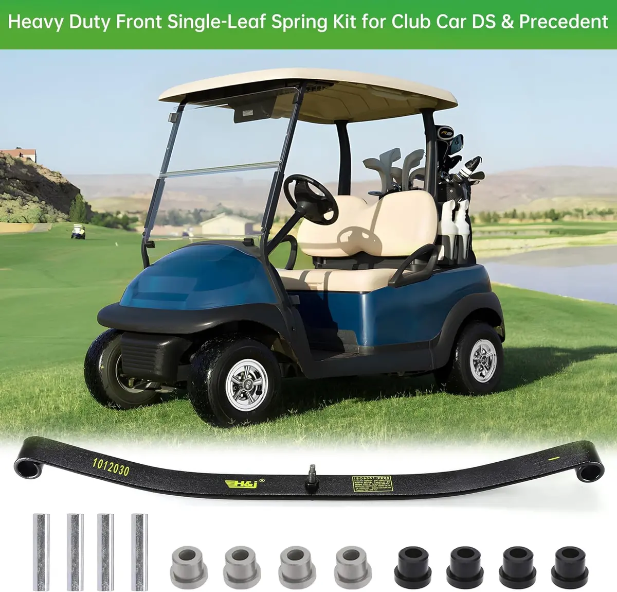 Golf Cart Front Leaf Spring Kit For Club Car Ds & Precedent - 10L0l 2