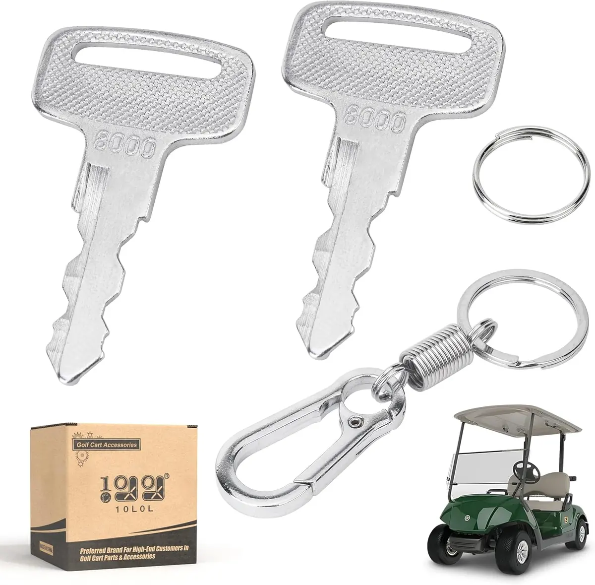 10L0l Golf Cart Replacement Ignition Keys For Yamaha G14 G16 G19 G22 G29/Drive Electric 1
