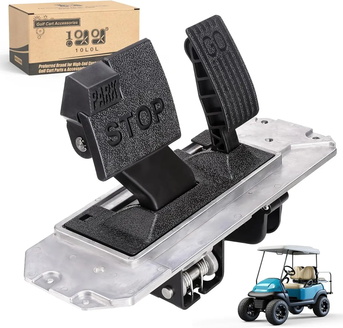 10L0l Golf Cart Accelerator Pedal Assembly - Gen 2 Oem Replacement (Fits 2009+ Electric Models) 1