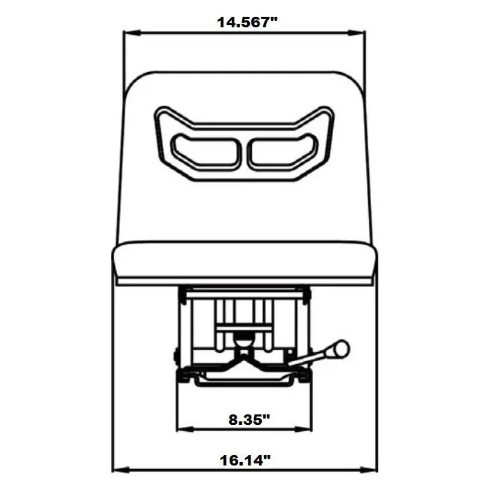 Farm Tractor Seat W/ Suspension 2