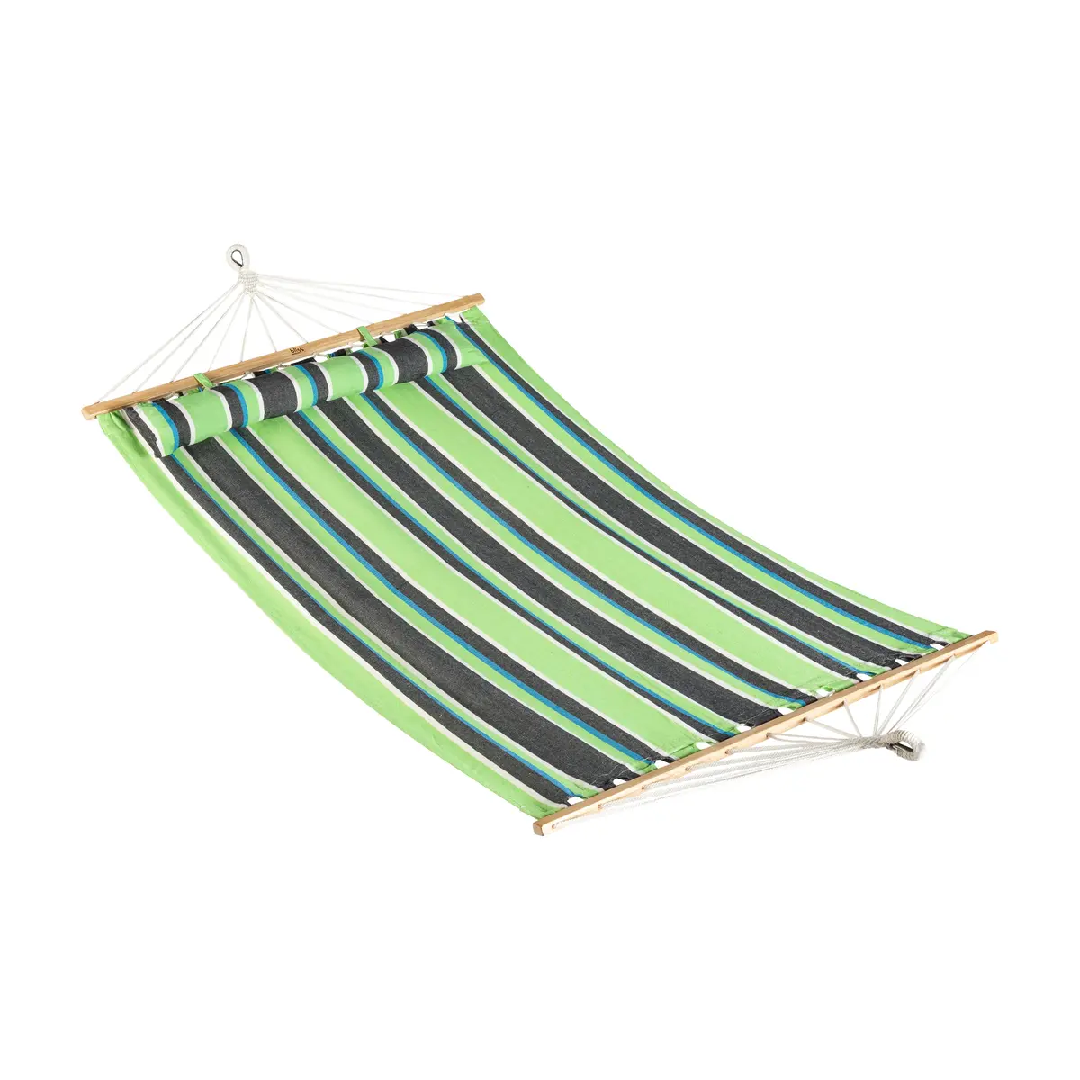 Bliss Hammocks Bh-404E Caribbean Hammock W/ Pillow & Hanging Hardware | 48-In. Wide | 265 Lb. Capacity (Country Club) 1
