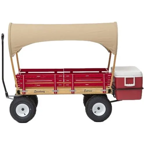 24″ X 58″ (Red) 858 Speedway Express Hd Beach Wagon W/ Canopy 1200 # 2
