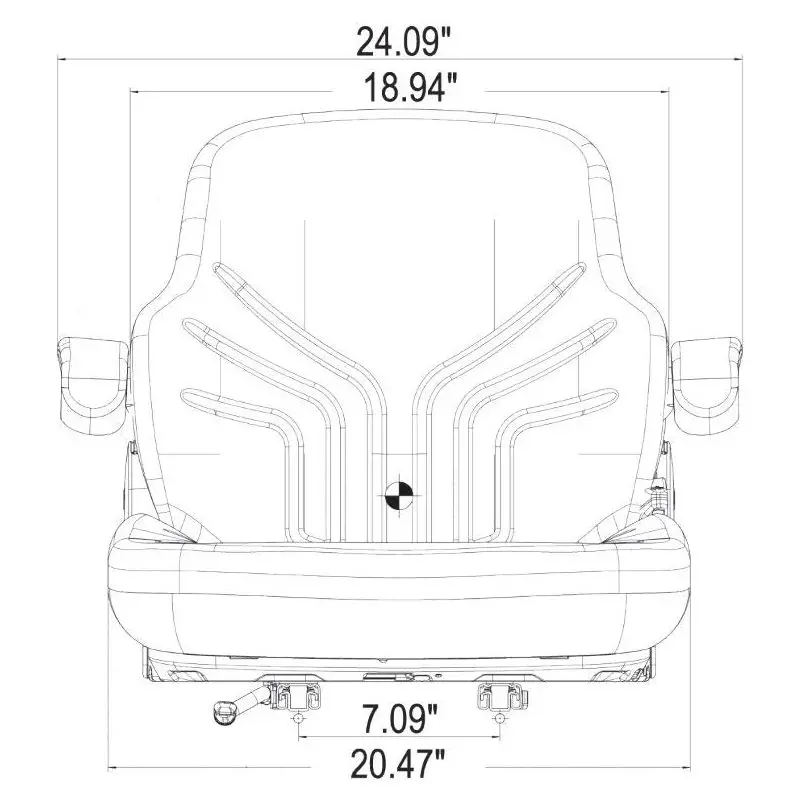 731 Fabric Seat Replacement For Grammer 5