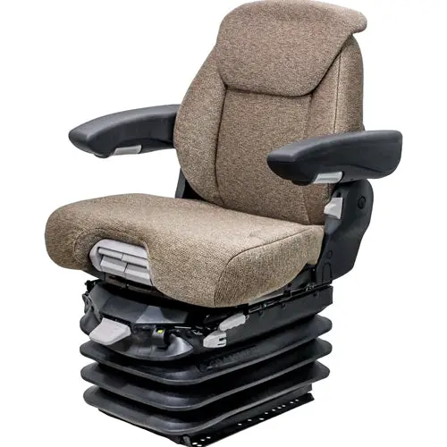 12V Heavy Duty Tractor Excavator Backhoe Loader Seat W/ Air Suspension 3