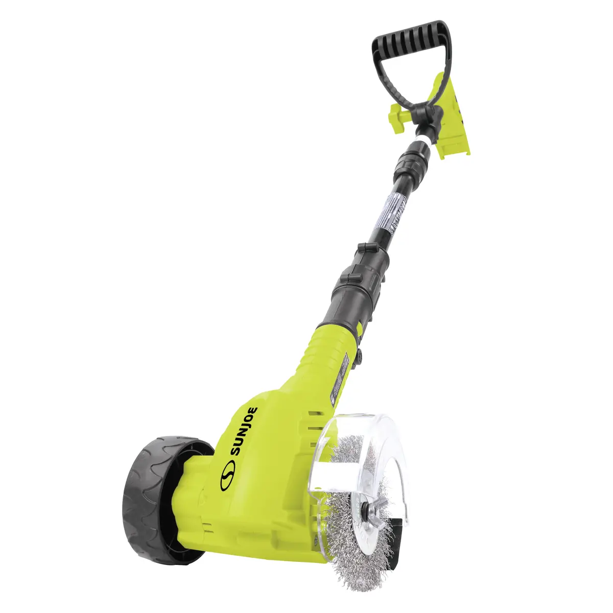 Sun Joe 24V-Ctc-Ct 24-Volt Ion+ Cordless Weed Sweeper W/ Nylon Brush, Steel Wire Brush, & Adjustable Pole | Sweeper Head W/ Wheel | Tool Only 1