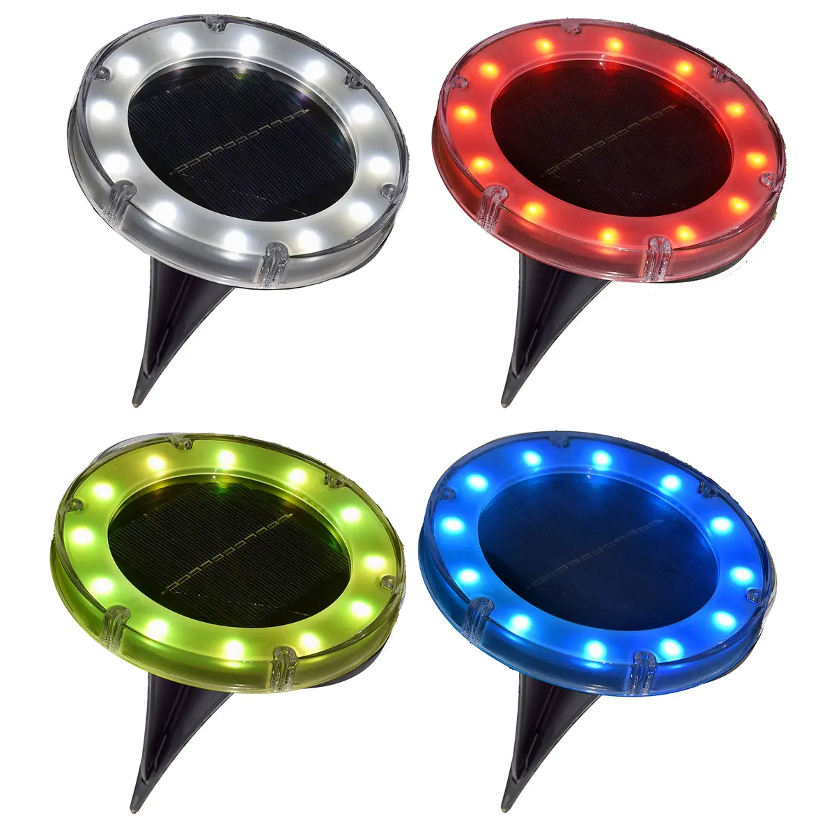 Bliss Outdoors Bsl-321 Solar Powered Led Pathway Lights | 4-Pack | 2 Light Modes | Rechargeable Battery | Waterproof Ip65 2