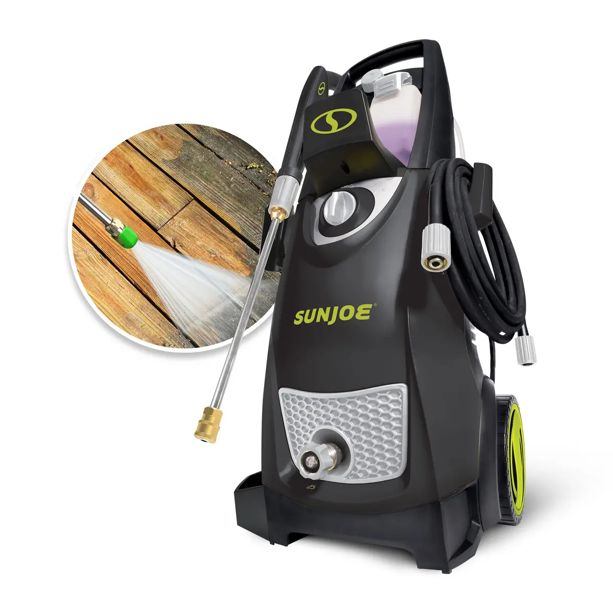 Sun Joe Spx3000® Electric Pressure Washer | 13-Amp | Onboard Detergent Tanks | Total Stop System Pump | 2030 Rated Psi 1