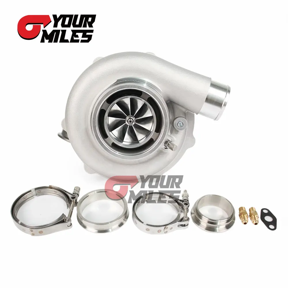 Yourmiles S35-900 Ceramic Dual Ball Bearing Billet Wheel Turbo T3/T4.82/0.83/1.01/1.21 Dv Hsg 3