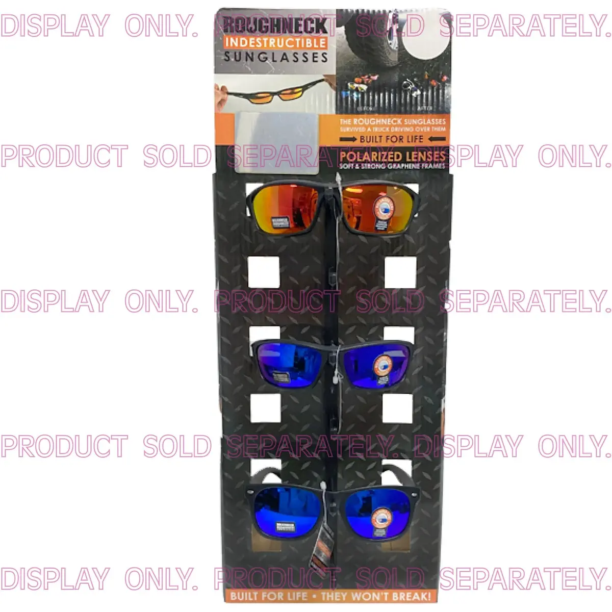 Merchandising Fixture - Corrugated Roughneck Sunglasses Countertop Display 88335 2