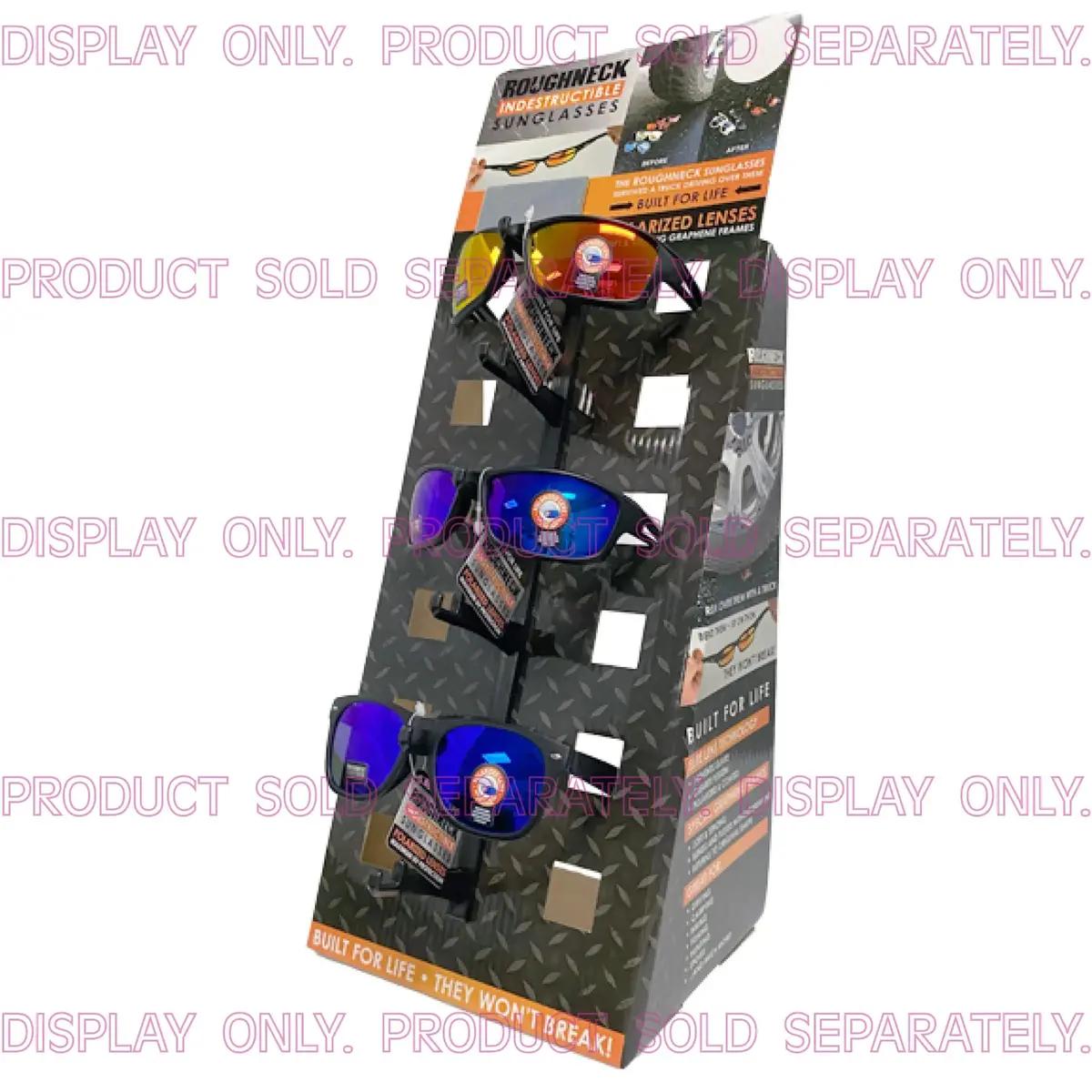 Merchandising Fixture - Corrugated Roughneck Sunglasses Countertop Display 88335 1