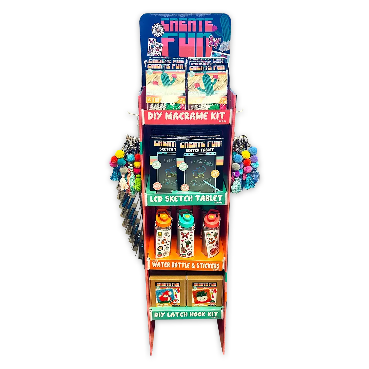 Boho Inspired Create Fun Assorted Floor Display - 68 Pieces Per Retail Ready Display Kit 88483 2