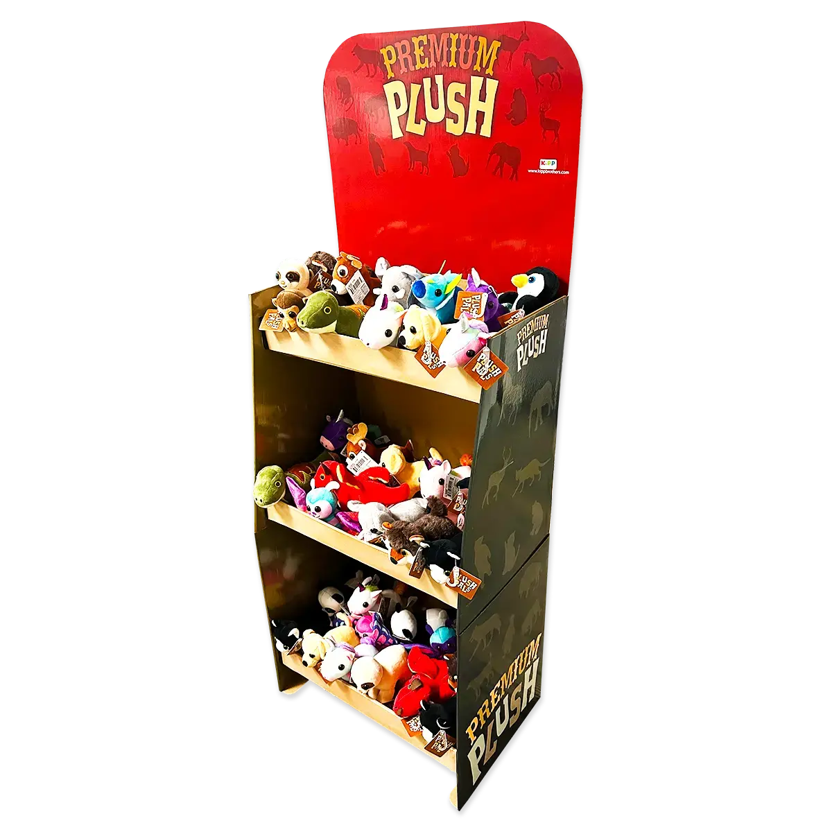 Plush Premium Assortment Floor Display - 36 Pieces Per Retail Ready Display Kit 88485 1