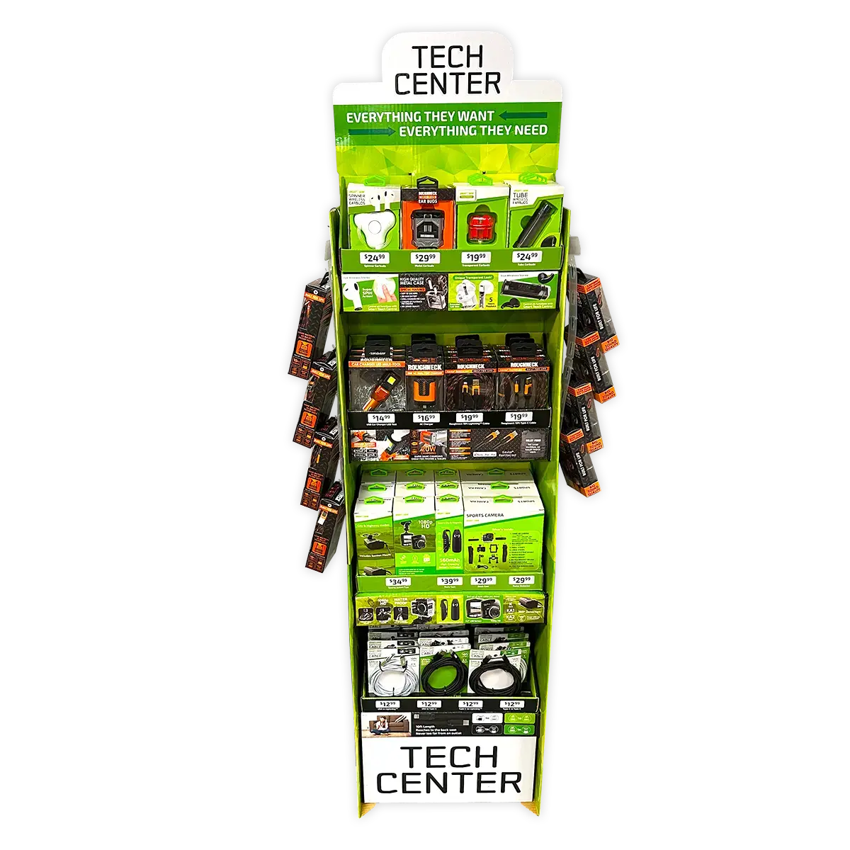 Tech Gift Center Assortment Floor Display - 62 Pieces Per Retail Ready Display Kit 88488 2