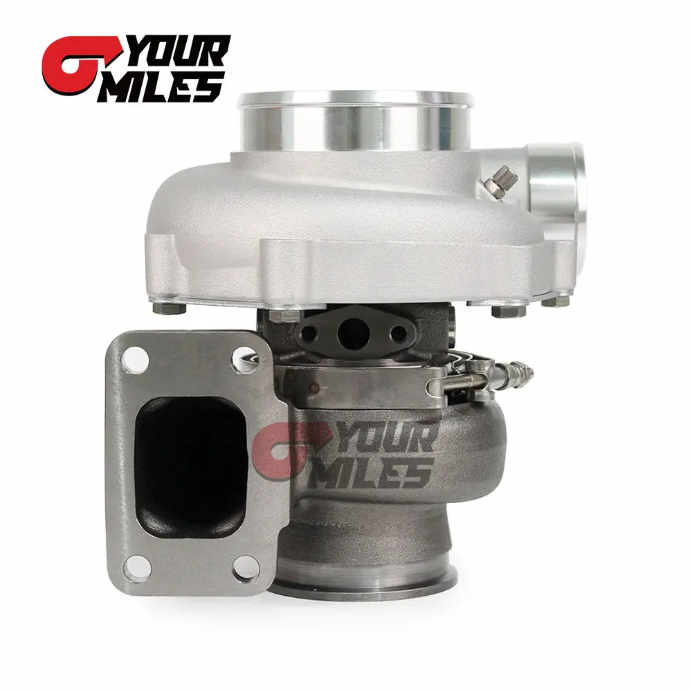 Yourmiles S35-1050 Ceramic Dual Ball Bearing Billet Wheel Turbocharger T3/T4.82/0.83/1.01/1.21 Dv Hsg 5