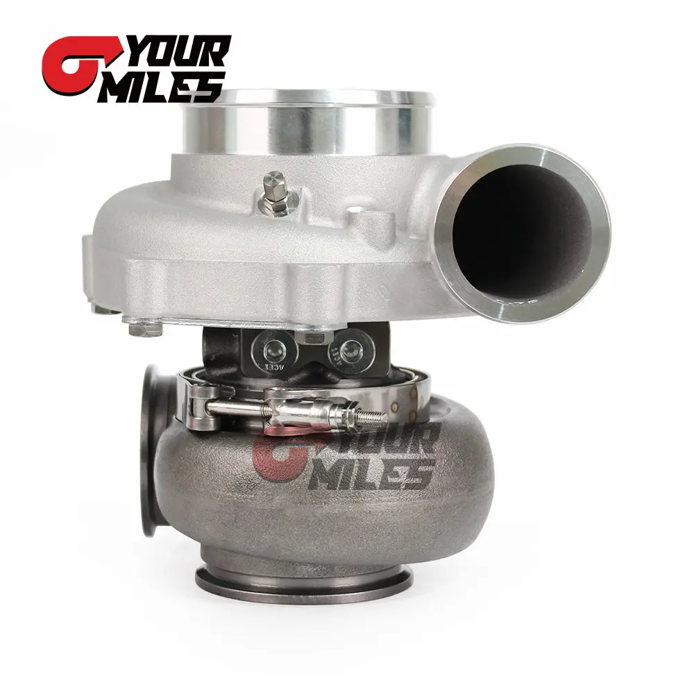 Yourmiles S35-1050 Ceramic Dual Ball Bearing Billet Wheel Turbocharger T3/T4.82/0.83/1.01/1.21 Dv Hsg 4