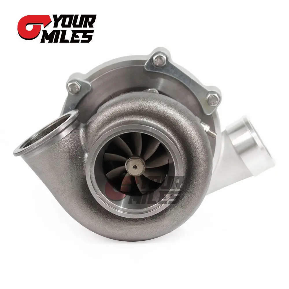 Yourmiles S35-1050 Ceramic Dual Ball Bearing Billet Wheel Turbocharger T3/T4.82/0.83/1.01/1.21 Dv Hsg 5
