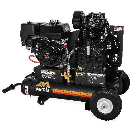 8 Gallon Two Stage Portable Compressor (Honda) Am2-Ph09-08Me 1