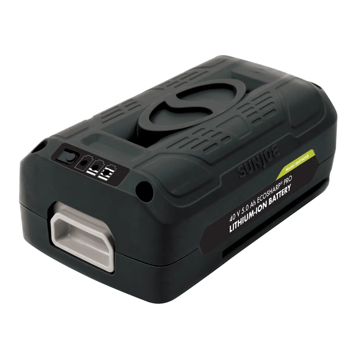 Snow Joe + Sun Joe Certified Authentic Ibat40xr Ecosharp® Pro Lithium-Ion Battery | 40 Volt | 5.0 Ah 1